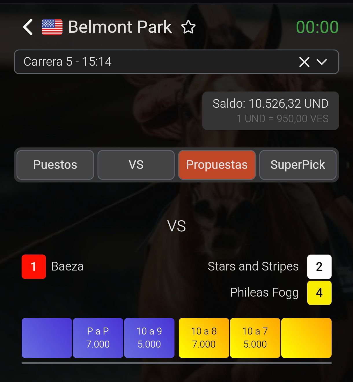 Panel de Propuestas en la app: fórmula contra fórmula.